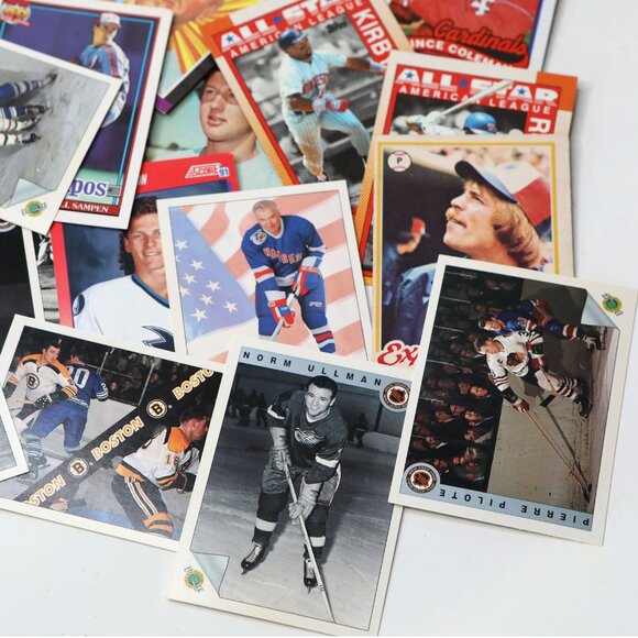 Donruss Topps Score Cards 75+ Baseball & Hockey MLB NHL 70s/80s/90s Collectable - Picture 3 of 9
